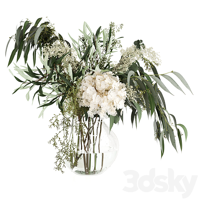 Bouquet 09 3DS Max Model - thumbnail 3