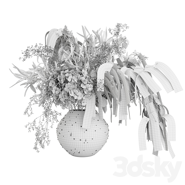 Bouquet 09 3DS Max Model - thumbnail 4