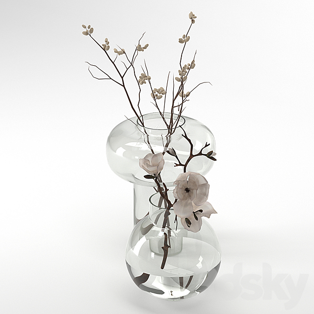 Bouquet 15 3DSMax File - thumbnail 3