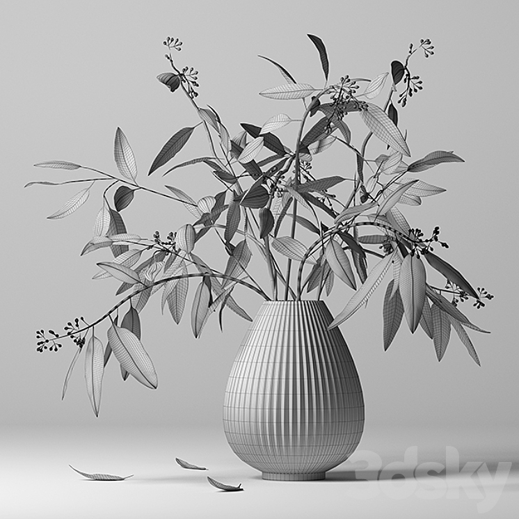 Bouquet 2 3DS Max Model - thumbnail 2