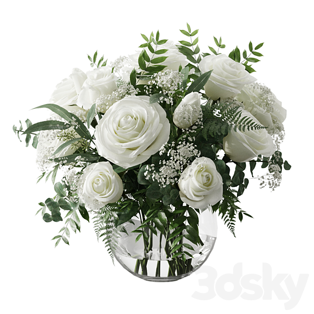 Bouquet 2 3DSMax File - thumbnail 3