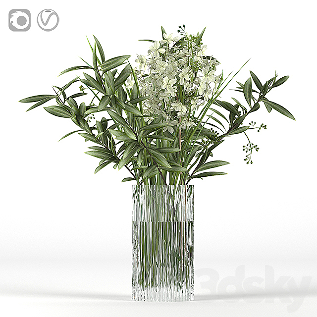 Bouquet 3 3DSMax File - thumbnail 3