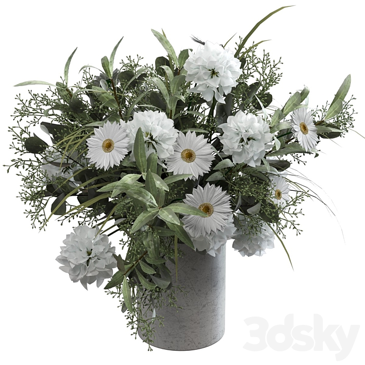 Bouquet 3DS Max Model - thumbnail 2