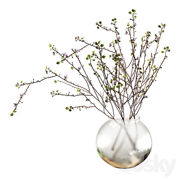 Bouquet 3DS Max Model - thumbnail 1