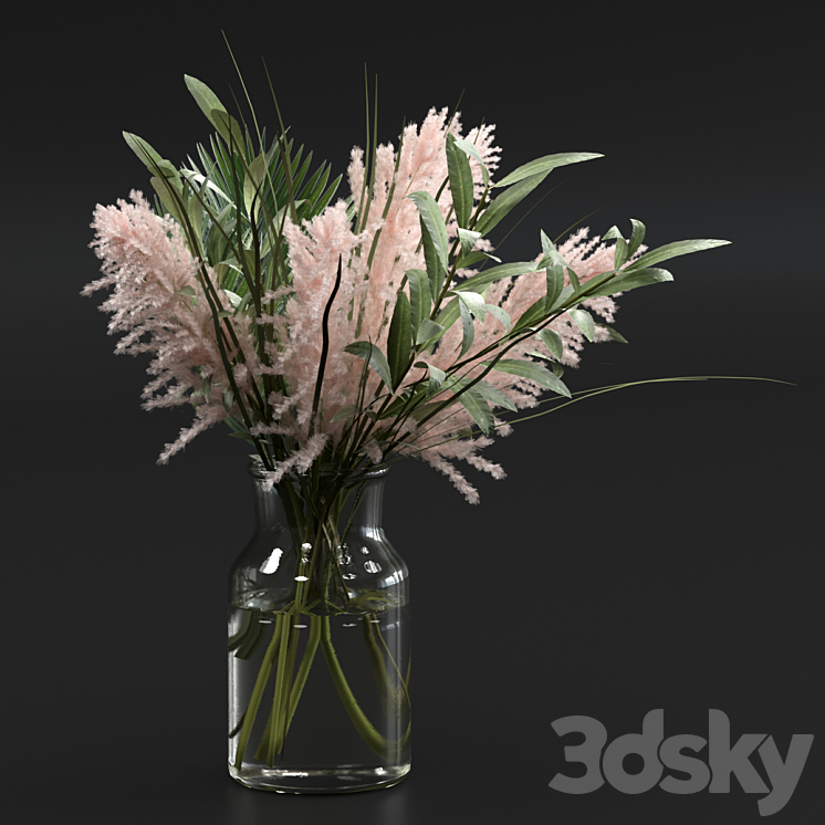 Bouquet. 3DS Max Model - thumbnail 2