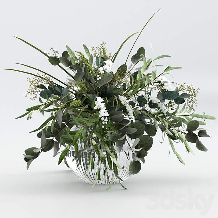 Bouquet 3DS Max - thumbnail 2