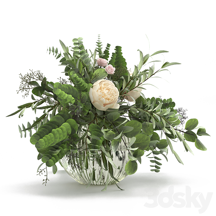 Bouquet 3DS Max - thumbnail 2