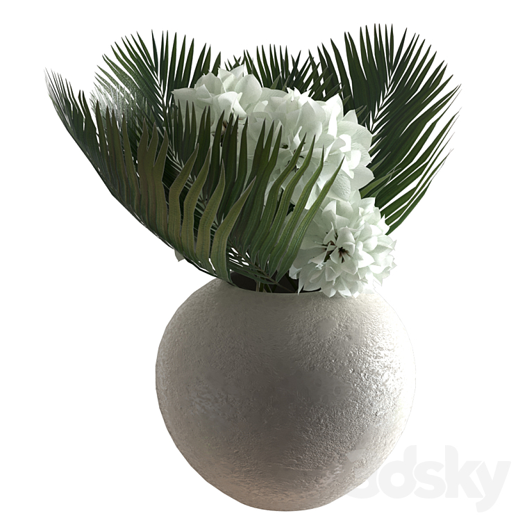 Bouquet 3DS Max - thumbnail 2