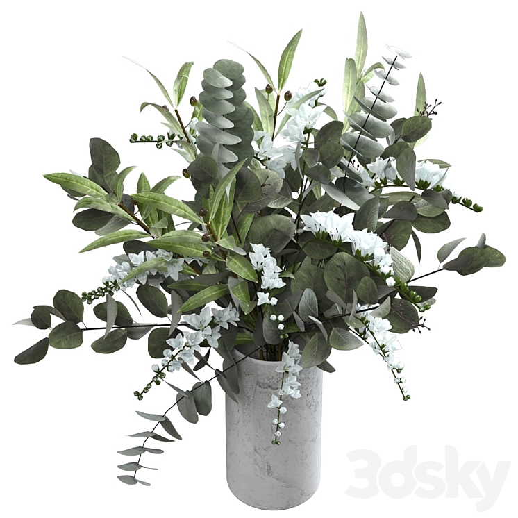 Bouquet 3DS Max - thumbnail 2