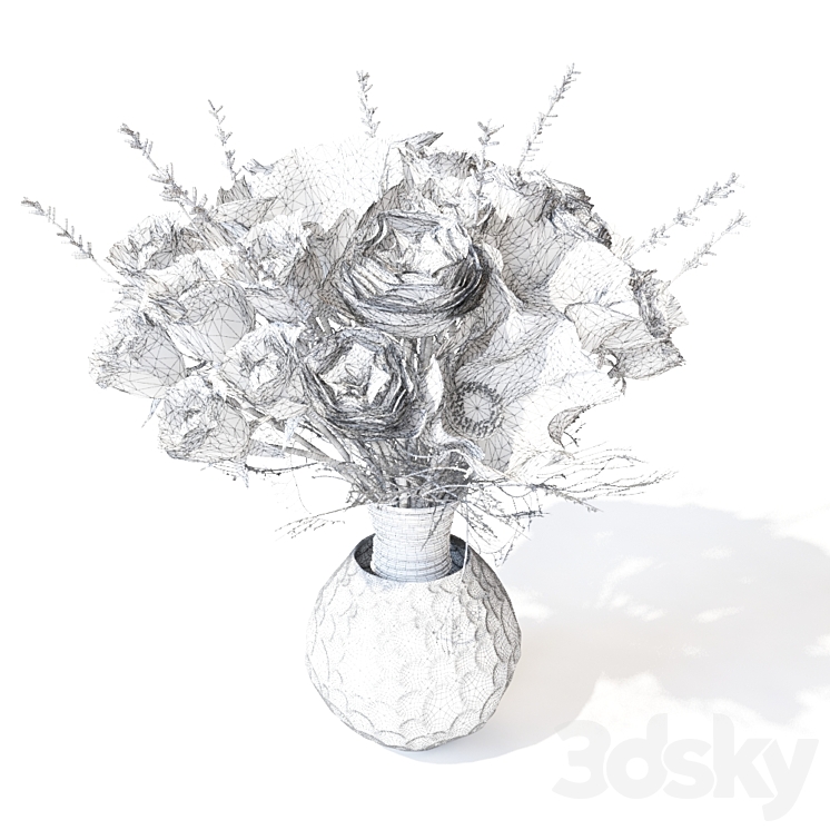 bouquet 3DS Max - thumbnail 2