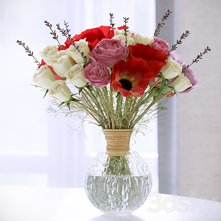 bouquet 3DS Max - thumbnail 1