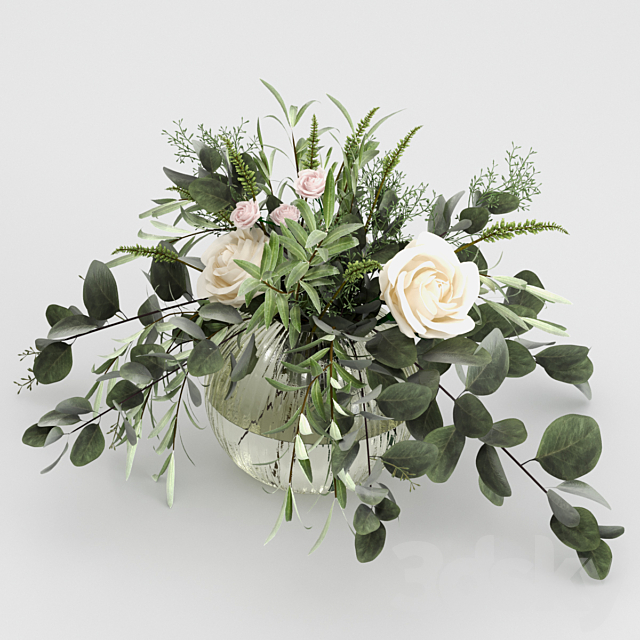 Bouquet 3DS Max Model - thumbnail 3