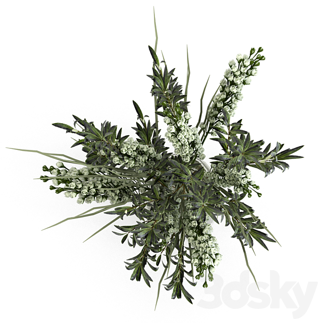 Bouquet 3DS Max Model - thumbnail 3