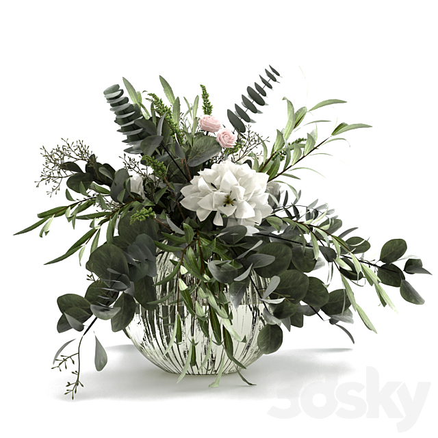 Bouquet 3DS Max Model - thumbnail 2