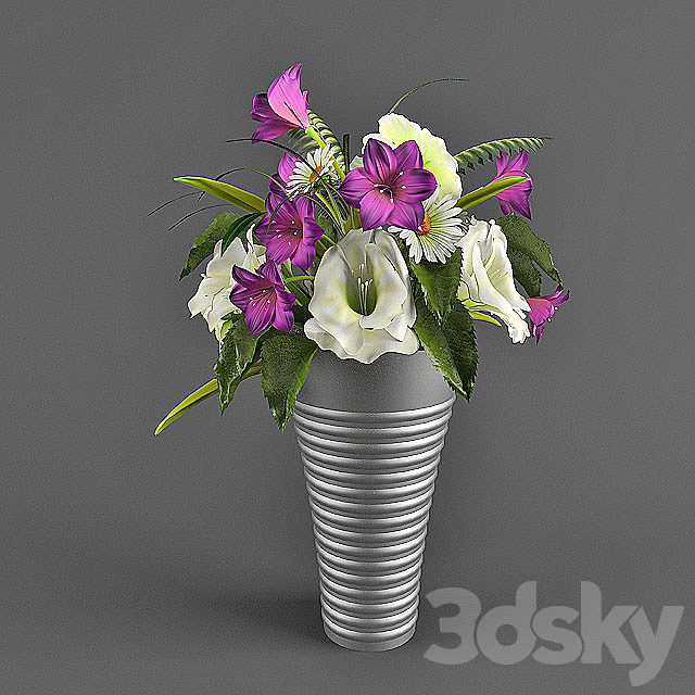 bouquet 3DS Max Model - thumbnail 2