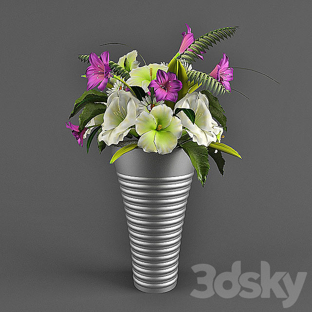 bouquet 3DS Max Model - thumbnail 3