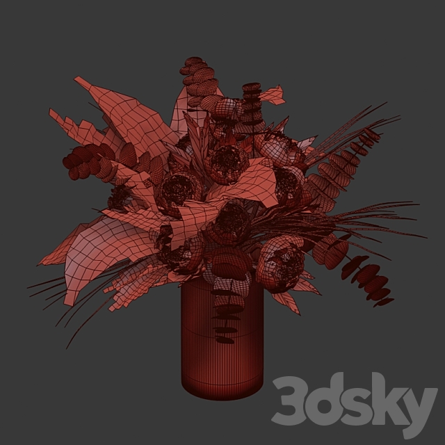 Bouquet. 3DSMax File - thumbnail 5