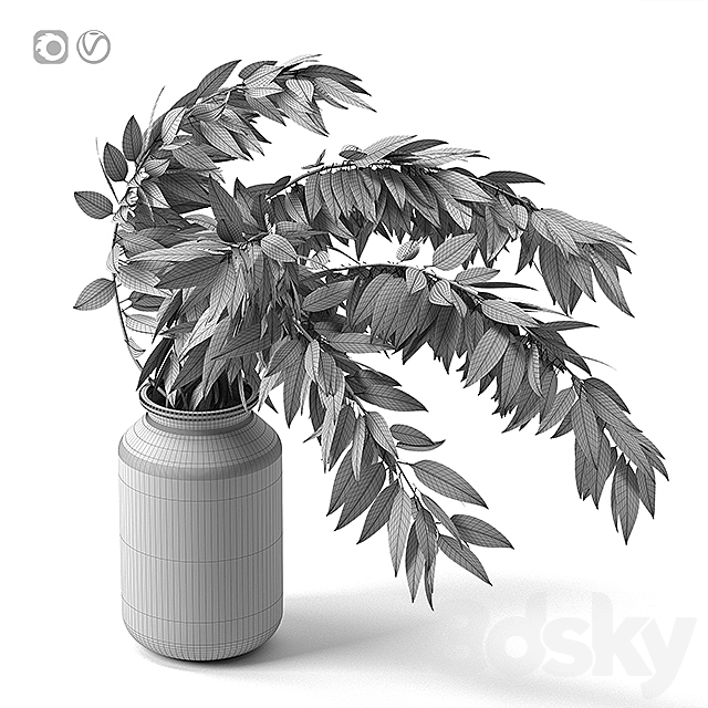 Bouquet 4 3DSMax File - thumbnail 5