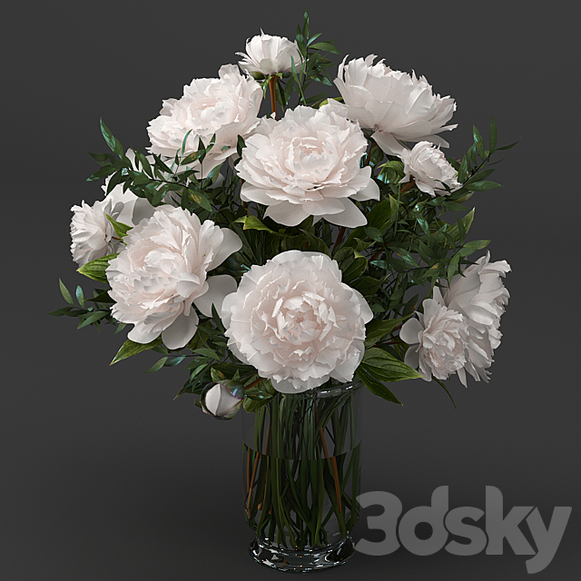 Bouquet 8 3DS Max Model - thumbnail 4