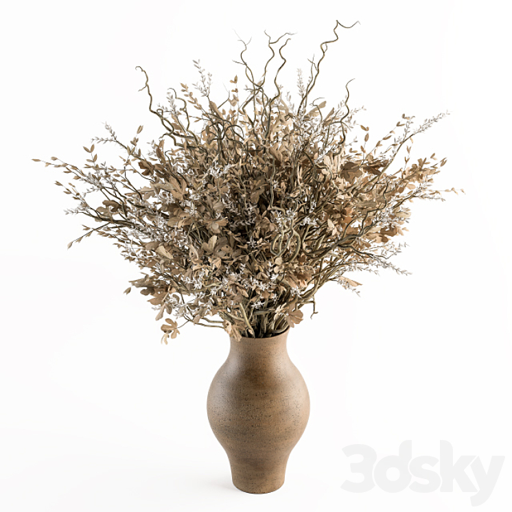 Bouquet – Autumn Branch in vase 56 3DS Max Model - thumbnail 2