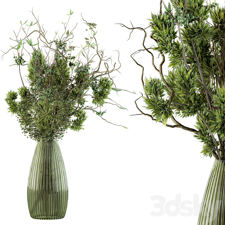 Bouquet – Branch in vase 21 3DS Max - thumbnail 2