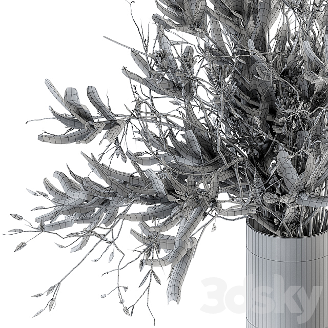 Bouquet – Branch in vase 22 3DS Max Model - thumbnail 4