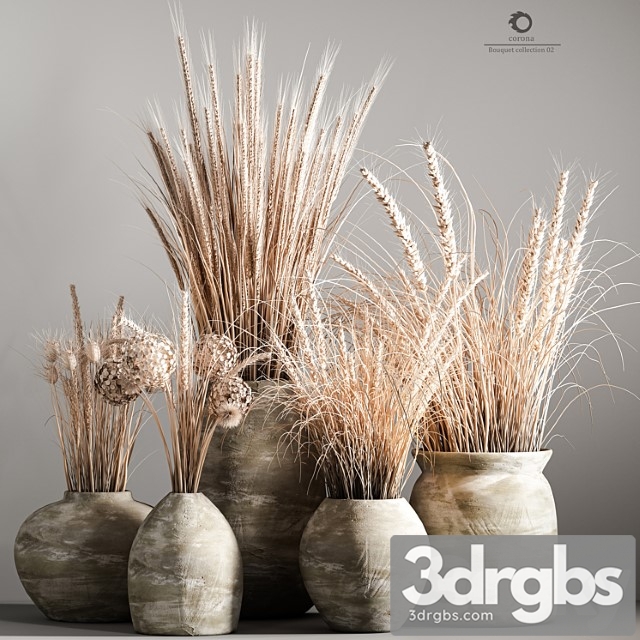 Bouquet Collection 02 3dsmax Download - thumbnail 1