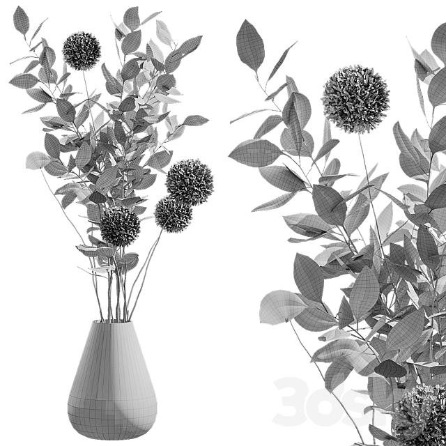 Bouquet collection 1 3DSMax File - thumbnail 3