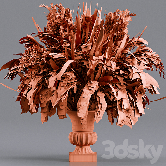 Bouquet Collection 13 – Decorative Dried Branches and Pampas 3DSMax File - thumbnail 4