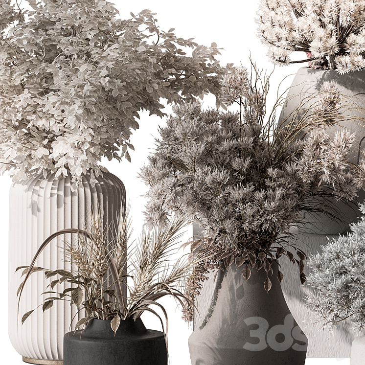 Bouquet – Dried Plant Set 105 3DS Max Model - thumbnail 2