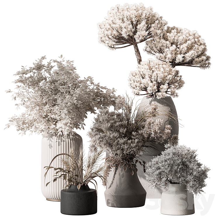 Bouquet – Dried Plant Set 105 3DS Max - thumbnail 1