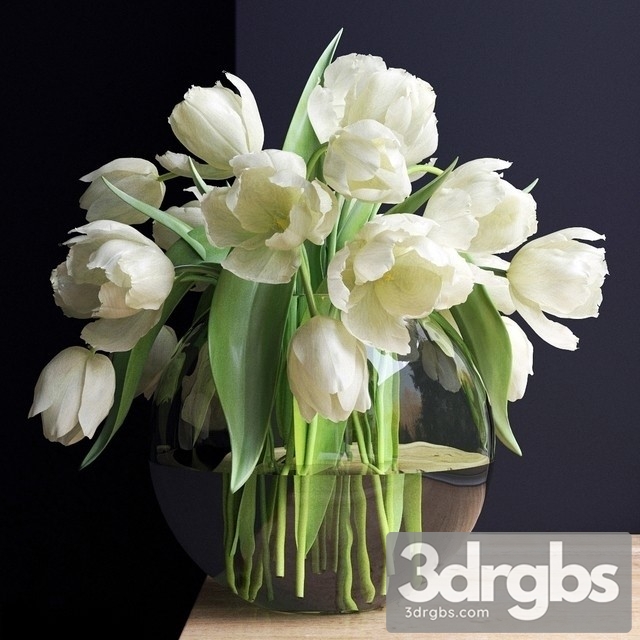 Bouquet Flowers Vase 20 3dsmax Download - thumbnail 1