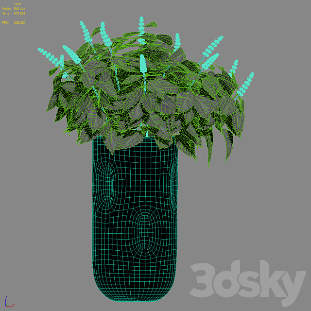 Bouquet in a vase 1 3DSMax File - thumbnail 5