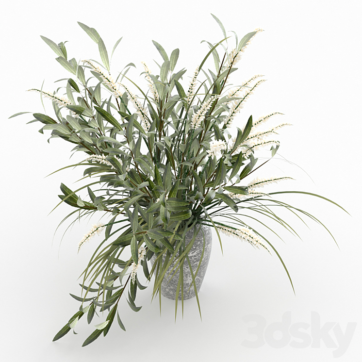 Bouquet in a vase 3DS Max - thumbnail 2