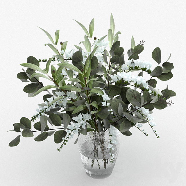 Bouquet in a vase 3DSMax File - thumbnail 2