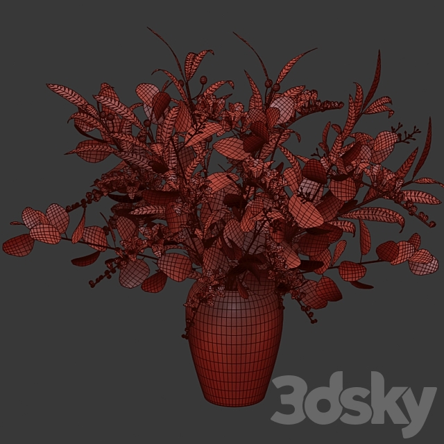 Bouquet in a vase 3DSMax File - thumbnail 5