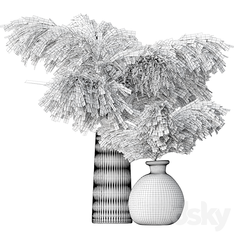 Bouquet in a vase 74 3DS Max - thumbnail 2