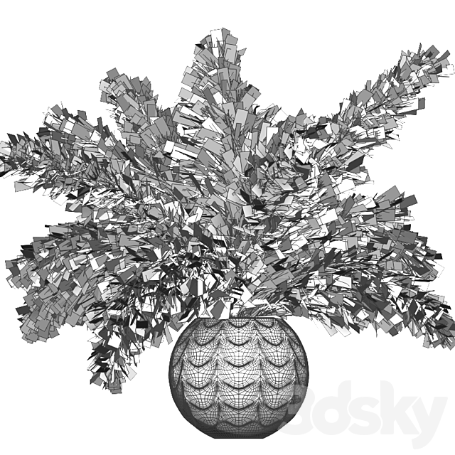 Bouquet in a vase 86 3DSMax File - thumbnail 4