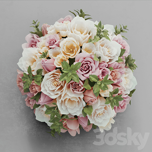 Bouquet in the Box 3DSMax File - thumbnail 2