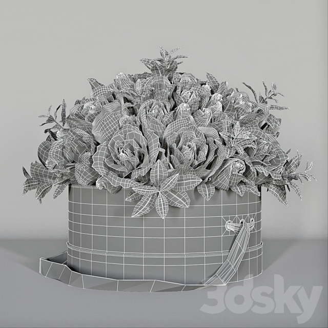 Bouquet in the Box 3DSMax File - thumbnail 3