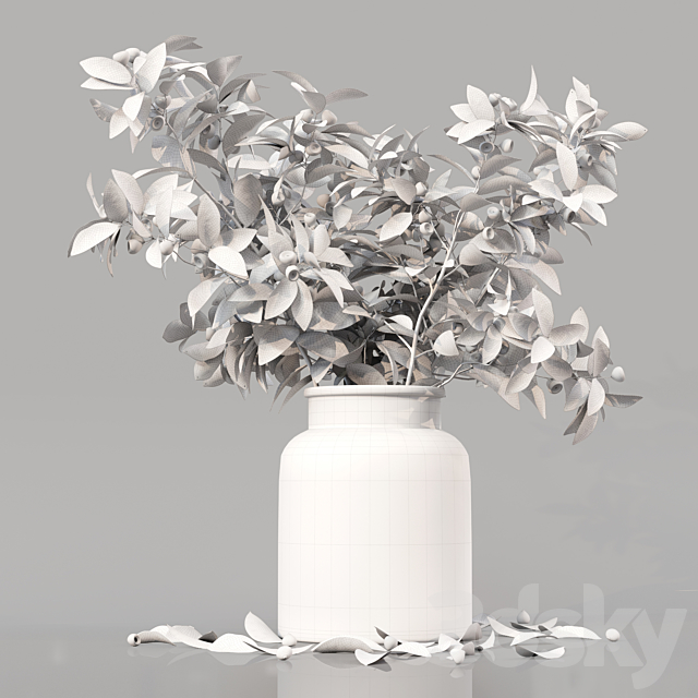 Bouquet Indoor Plants 01 3DSMax File - thumbnail 3