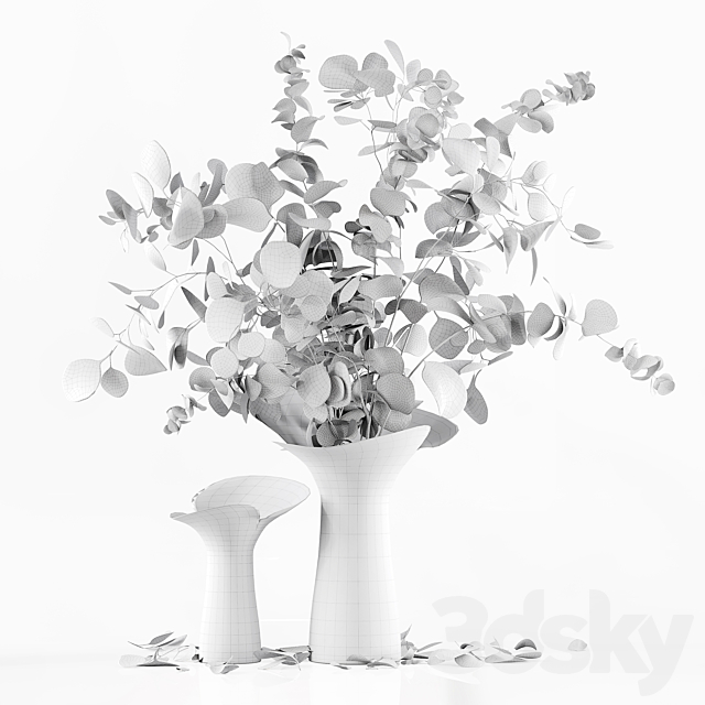 Bouquet Indoor Plants 10 3DS Max Model - thumbnail 2