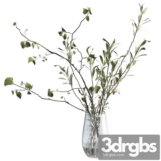 Bouquet of Branche 3dsmax Download - thumbnail 1