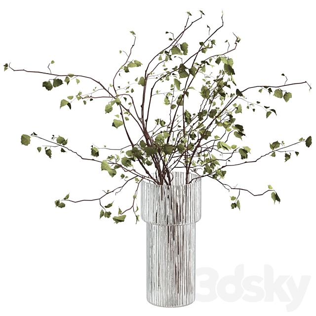 Bouquet of branches 3DSMax File - thumbnail 1