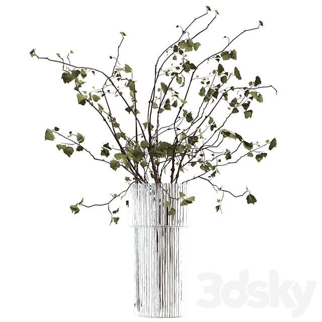 Bouquet of branches 3DSMax File - thumbnail 2