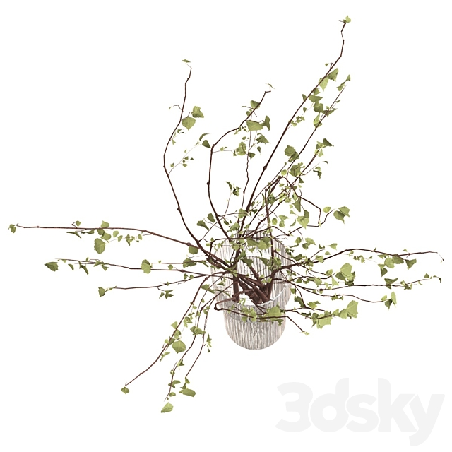 Bouquet of branches 3DSMax File - thumbnail 3