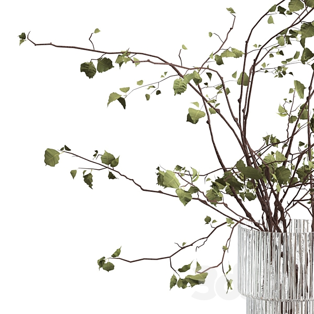 Bouquet of branches 3DSMax File - thumbnail 4