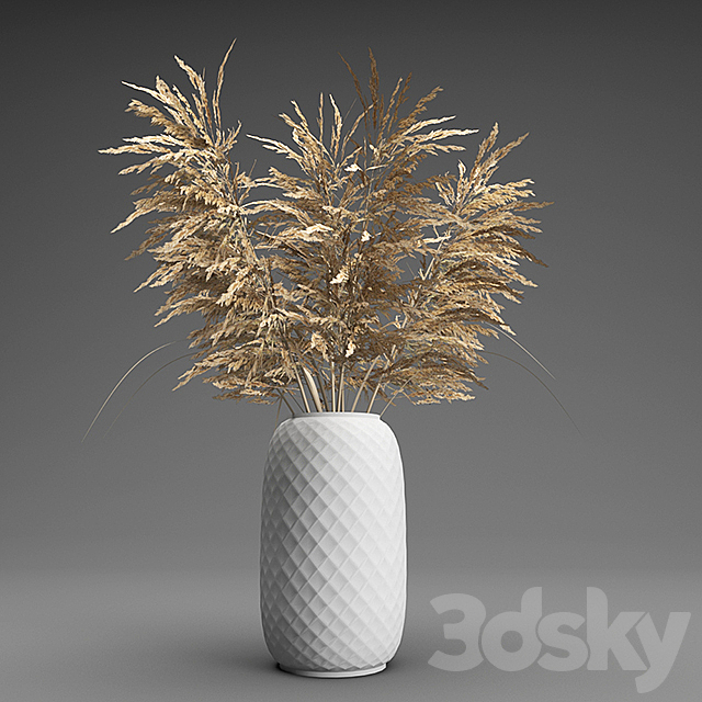 Bouquet of dry branches 3DSMax File - thumbnail 1