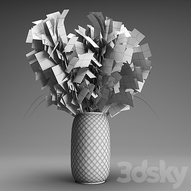 Bouquet of dry branches 3DSMax File - thumbnail 3