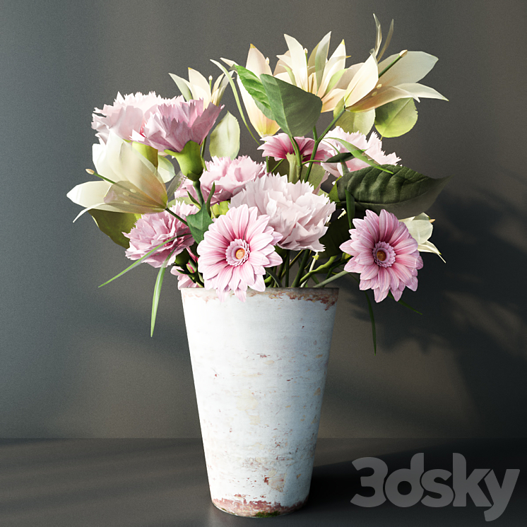 Bouquet of flowers 3DS Max - thumbnail 1